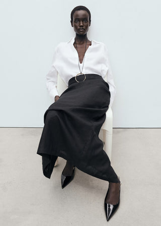 Zapato de Tacón Efecto Charol