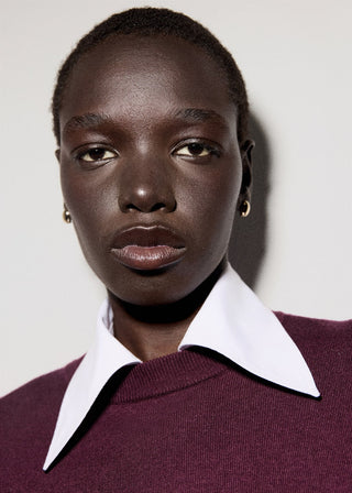 Sudadera con Cuello Redondo de Punto