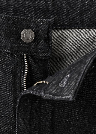 Jeans Acampanados Talle Medio con Bolsillos