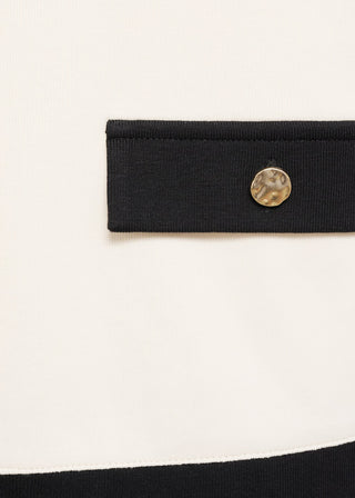 Cárdigan con Detalle en Contraste