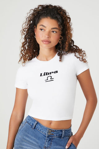 Camiseta Corta con Gráfico Libra