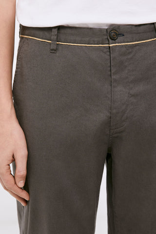 Pantalón Chino con Bolsillos, Gris