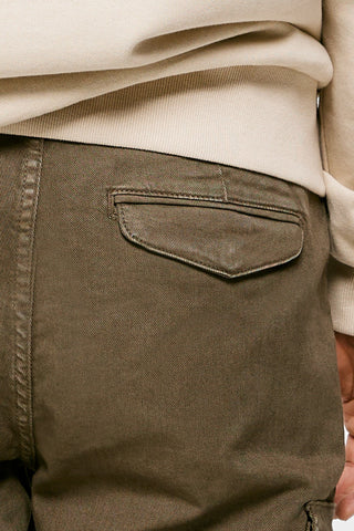 Pantalón Cargo Con Bolsillos, Verde