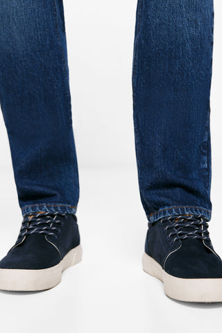 Jeans Slim con Bolsillos, Azul Oscuro