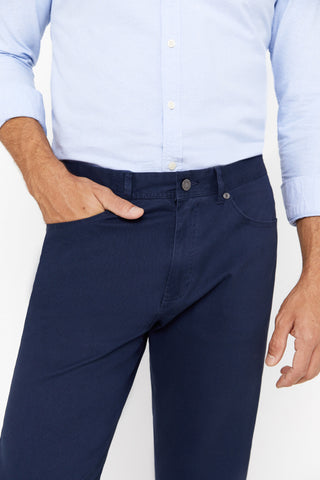 Pantalón Corte Slim Fit Azul Oscuro