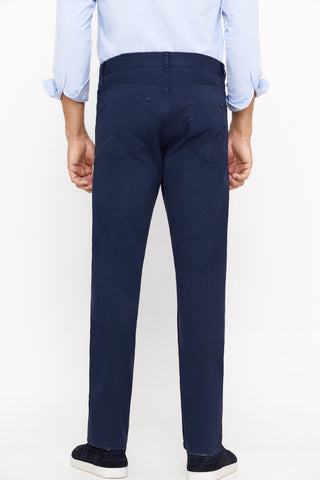 Pantalón Corte Slim Fit Azul Oscuro