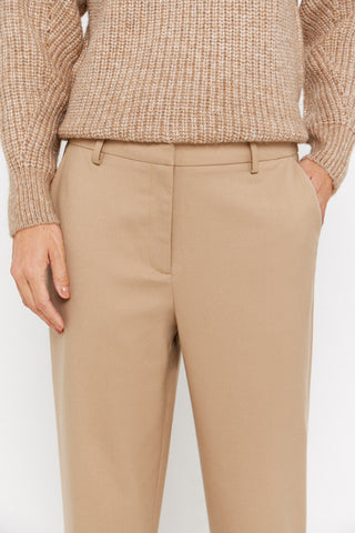 Pantalón de Vestir Ancho, Beige