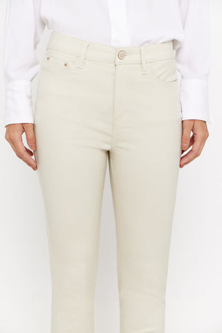 Pantalón Push Up Tiro Alto, Beige