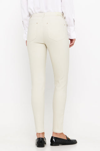 Pantalón Push Up Tiro Alto, Beige