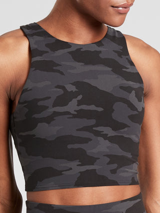 ATH CONSCIOUS CROP PRINTED A-C Black Camo