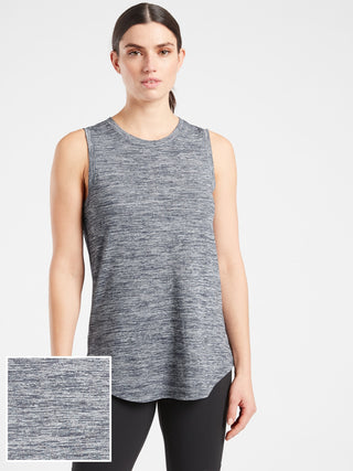 ATH Breezy Tank Heather - Flint Heather