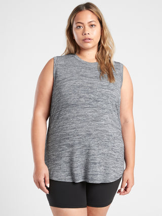 ATH Breezy Tank Heather - Flint Heather