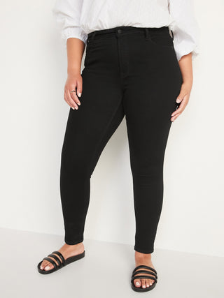 High-Waisted Rockstar Super-Skinny Jeans For Women