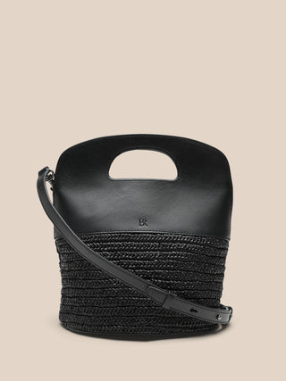 Bolso De Piel Negro