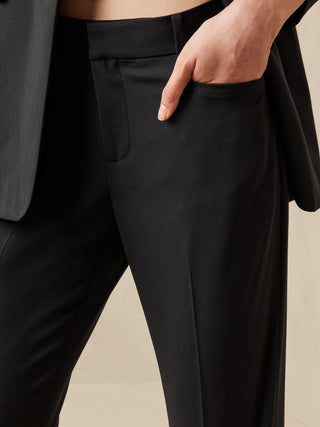 Siena Slim Wool Ankle Pant