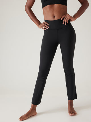 Leggings De Pierna Recta Negro