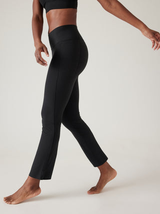 Leggings De Pierna Recta Negro