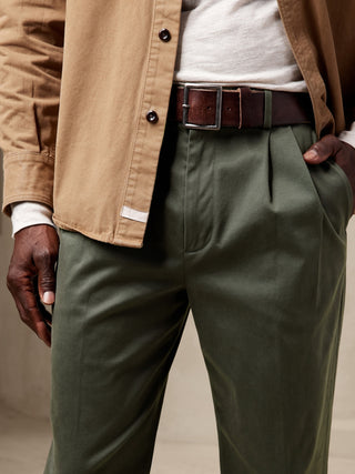 BR ARCHIVES Smithfield Pleated Rapid Movement Chino