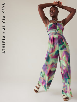 Alicia Keys Enterizo Tirantes Multicolor