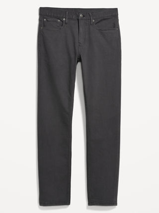 Pantalón Ajustado Con Bolsillos, Gris Oscuro