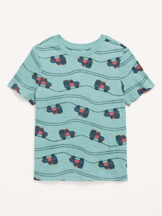 Camiseta Cuello Redondo Estampada, Niño