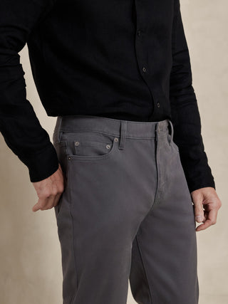 Pantalón Corte Slim con Bolsillos, Gris