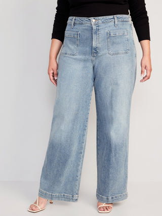 Jeans Talle Alto Wide Leg