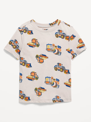 Camiseta Cuello Redondo Estampada, Niño