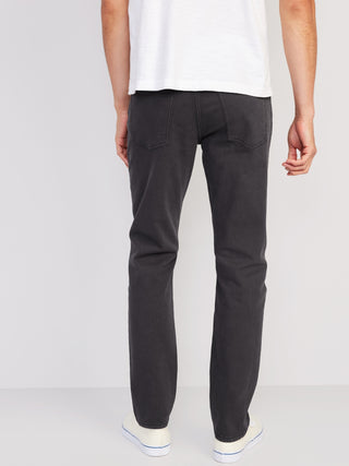 Pantalón Ajustado Con Bolsillos, Gris Oscuro