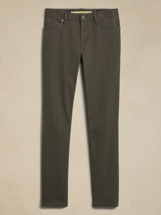 Pantalón Corte Slim con Bolsillos, Verde