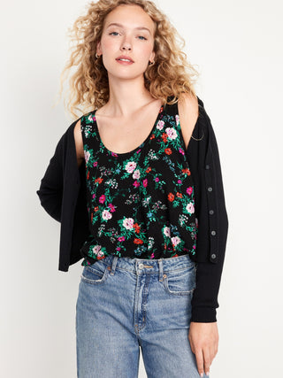 Top de Tirantes con Estampado Floral