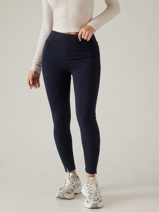 Leggings Talle Alto con Detalle en el Tobillo