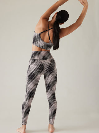 Leggings Talle Alto con Textura, Estampado Multicolor