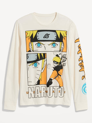 Camiseta de Manga Larga Gráfico Naruto™, Hombre