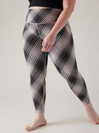 Leggings Talle Alto con Textura, Estampado Multicolor