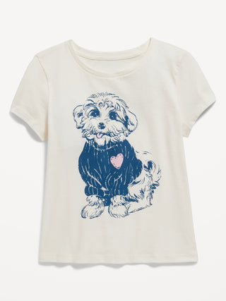 Camiseta con Gráfico Estampado, Niña