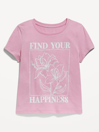 Camiseta con Gráfico Estampado, Niña