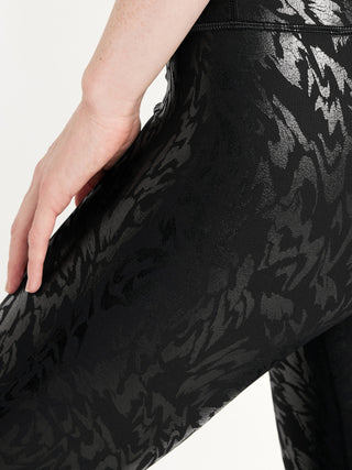 Leggings Estampado Metalizado Talle Alto