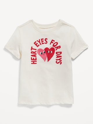 Camiseta Gráfica "Heart Eyes For Days", Niña