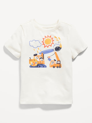 Camiseta Manga Corta con Gráfico, Niño