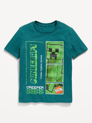 Camiseta Manga Corta Unisex Gráfica  Minecraft™, Niños