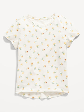 Camiseta Manga Corta Estampada, Niña