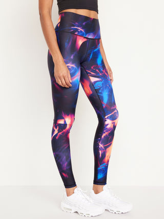 Leggings de Talle Alto Estampado Multicolor