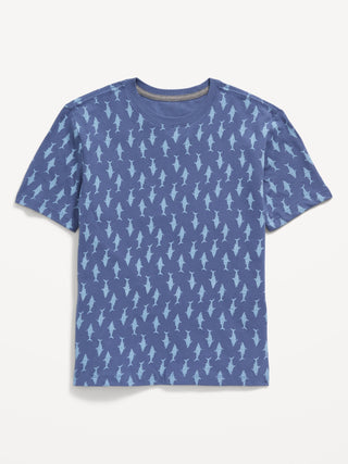 Camiseta Cuello Redondo Estampada, Niño