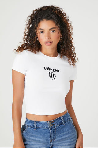 Camiseta Corta con Gráfico Virgo