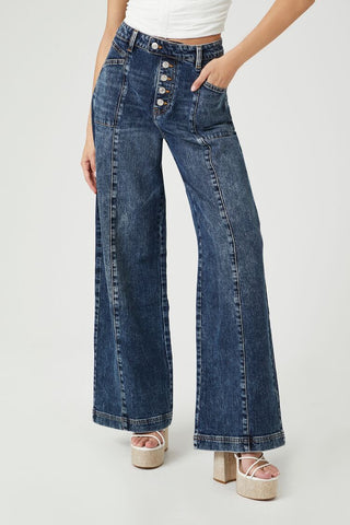 Jeans Cargo de Pierna Ancha